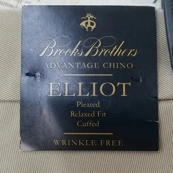 NEW Brooks Brothers Elliot Advantage Wrinkle Free Chinos Pants! Tan 38 x 34 - Picture 3 of 3